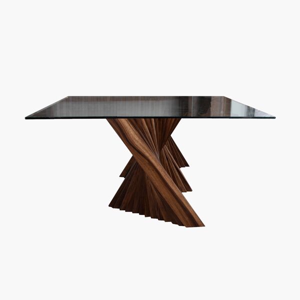 Mesa Abanico Cristal