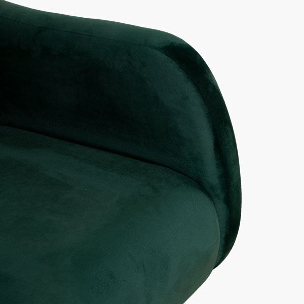 Sillon Ocasional Terciopelo Gajos Verde