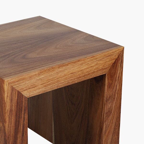 Fine Lateral Detalle 3 Mesa Lateral Fine Parota - detalle