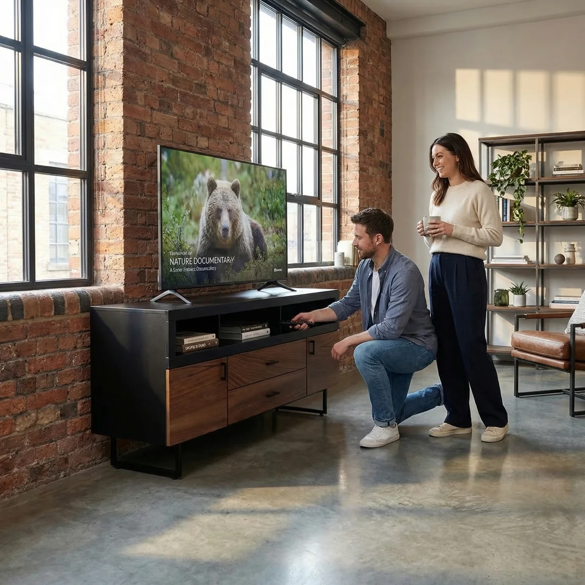 13869-Mesa-para-TV-Suprim-ambientadauso-05 Mesa para TV Suprim - ambientada en uso