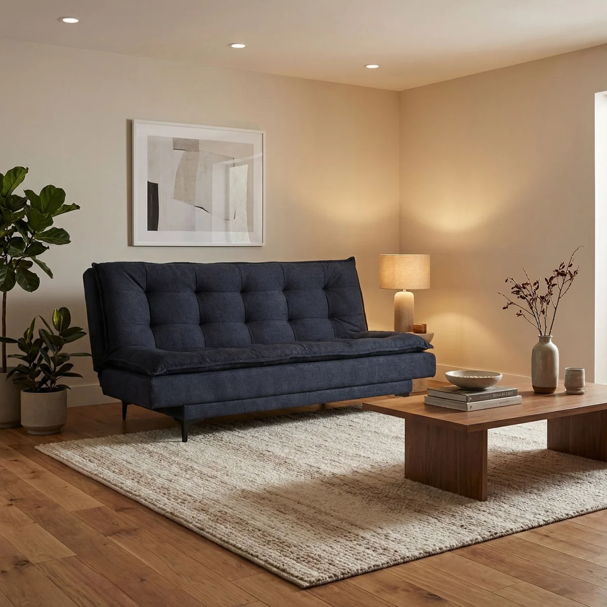 97642-Sofá-Cama-Matt-Charcoal-ambientada-01 Sofa Cama Matt Charcoal - foto ambientada