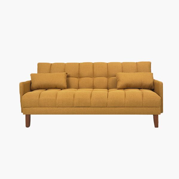 Sofá Cama Morrison Mostaza Laffayette Sofá Morrison Mustard Frente - vista cerrada