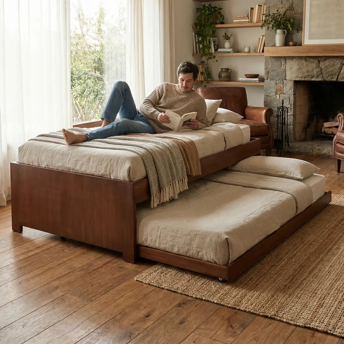 Base Ind doble duplex roble Base Individual Doble Duplex Roble - vista adicional 1