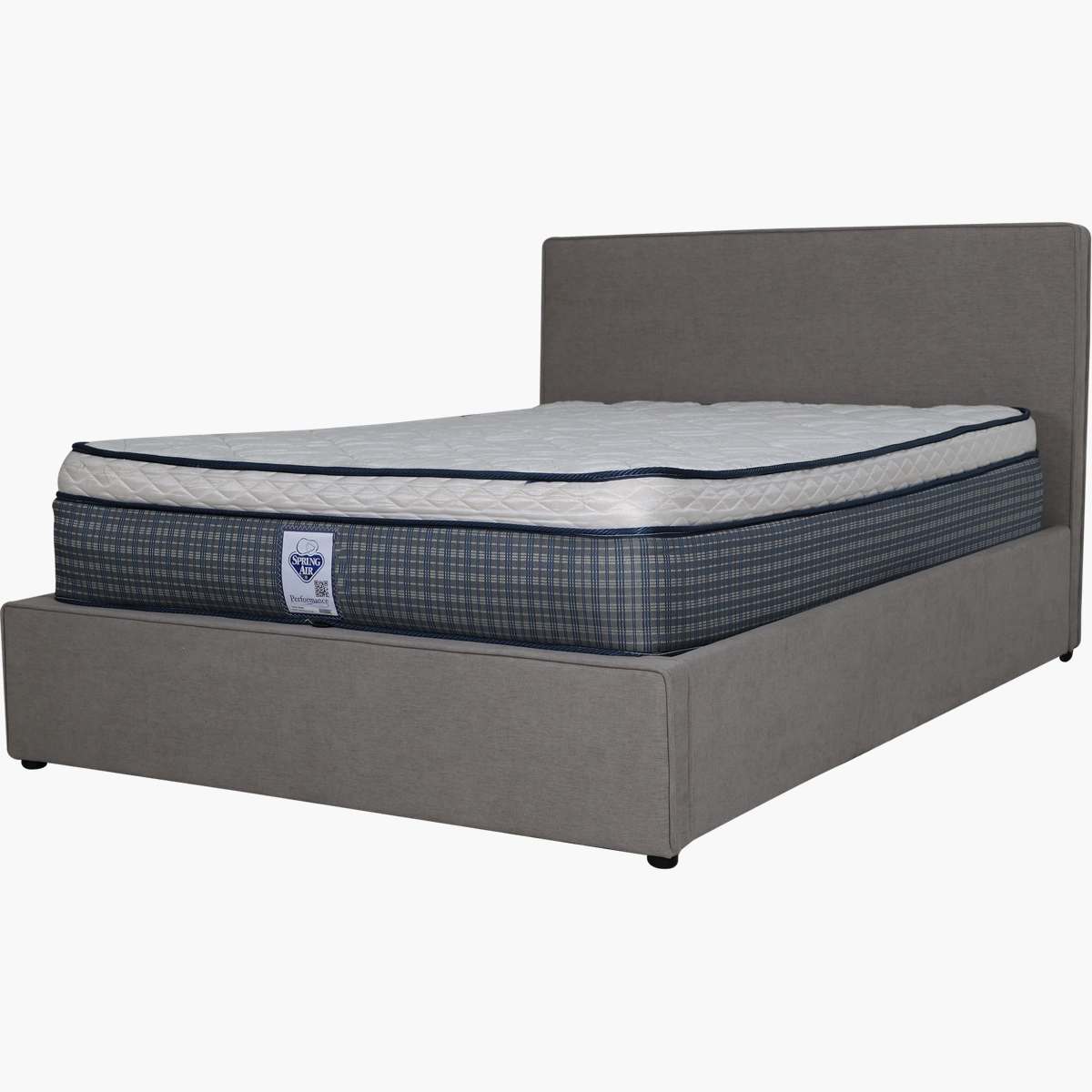Cama Prisma Gris Matrimonial Baul_6 Cama Prisma Matrimonial Baúl - vista adicional 5
