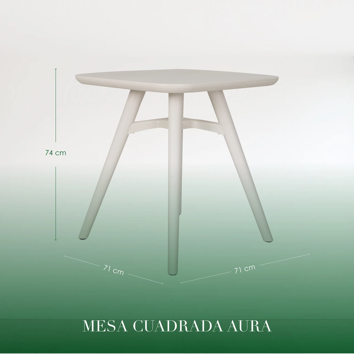 MESA COMEDOR AURA CUADRADA_2 Mesa Cuadrada Aura - vista adicional 2