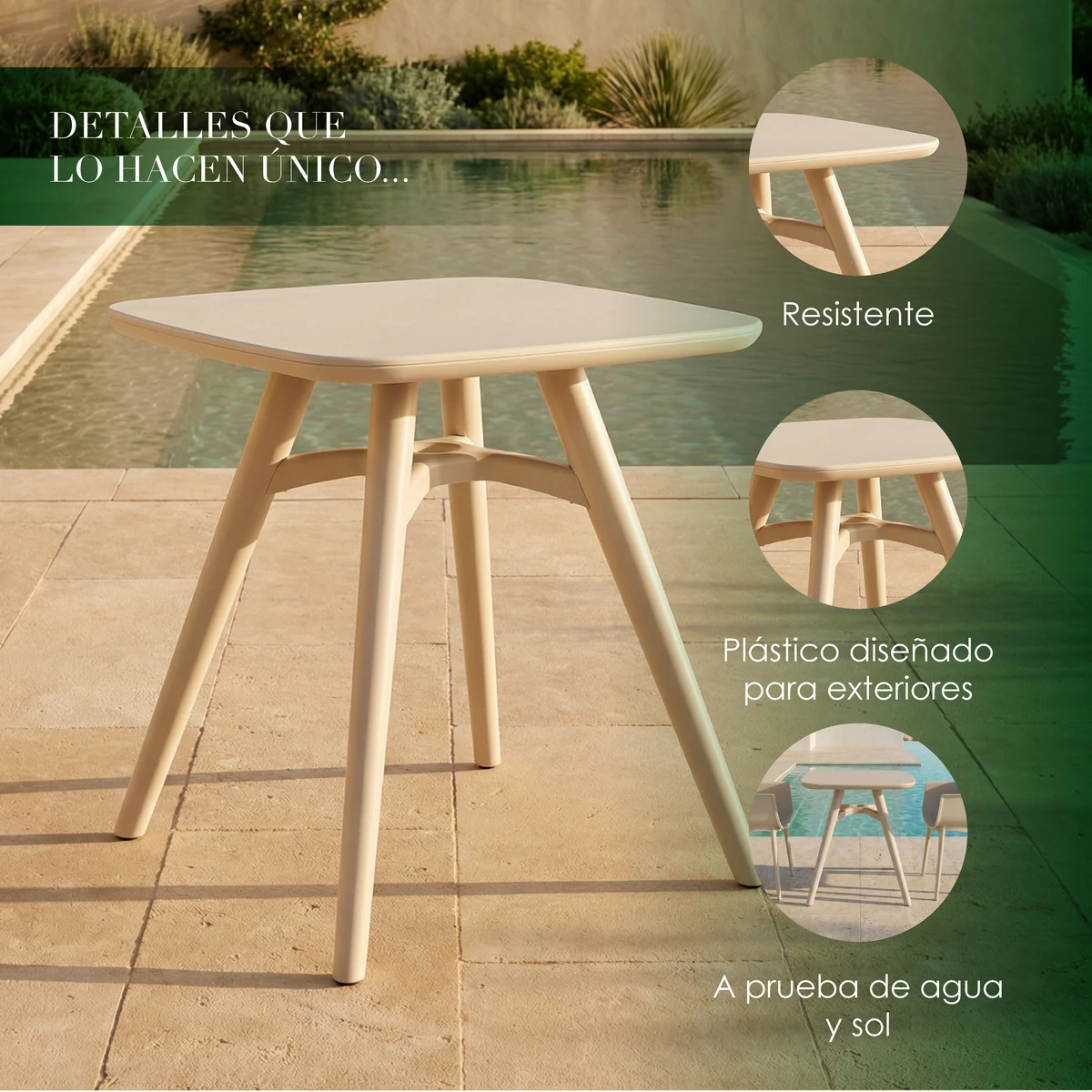 MESA COMEDOR AURA CUADRADA_3 Mesa Cuadrada Aura - vista adicional 3