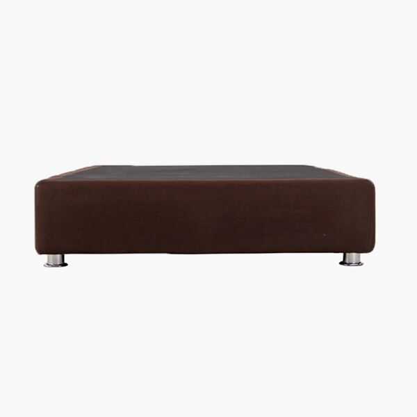 Base Queen Size Napoles Tapizada en Café Base Queen Size Verona Tapizada en Café - vista adicional 1