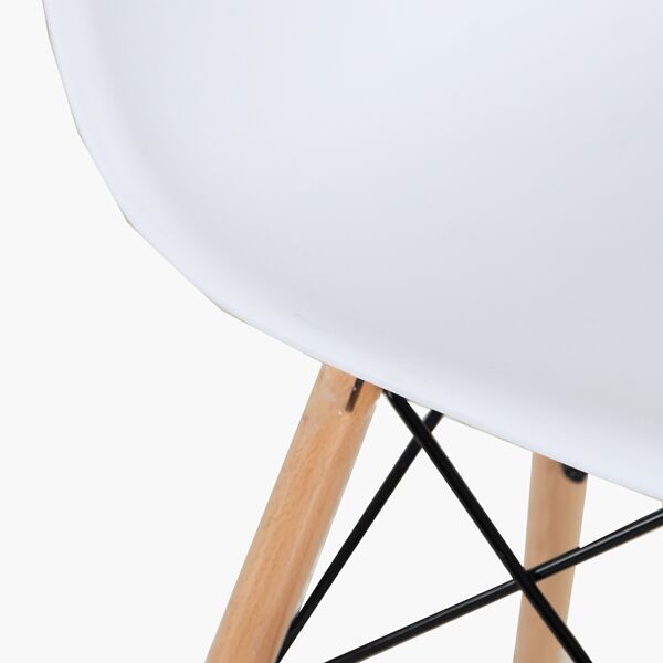 Silla Chengdu Blanco B - detalle