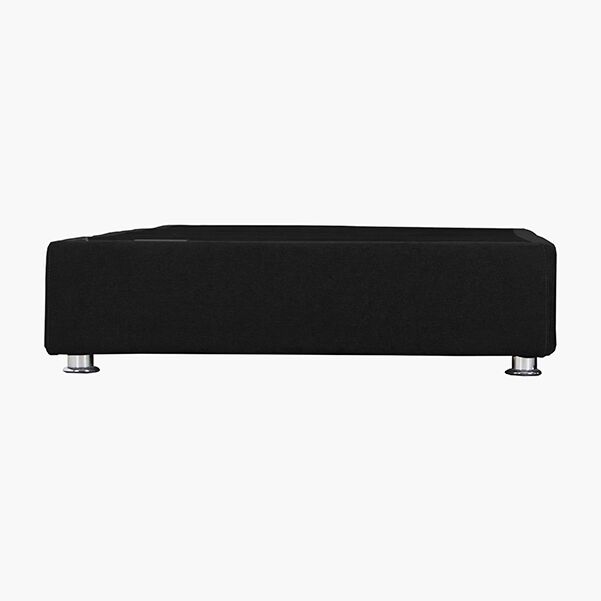 Base Queen Size Napoles Tapizada en Negro Base Queen Size Verona Tapizada en Negro - vista adicional 1