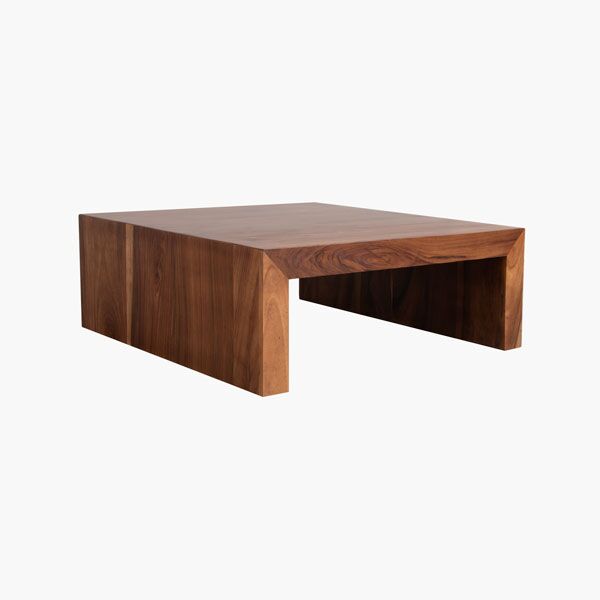 Mesa de Centro Fine Cuadrada Parota Mesa de Centro Fine Cuadrada Parota - Parota Sólida