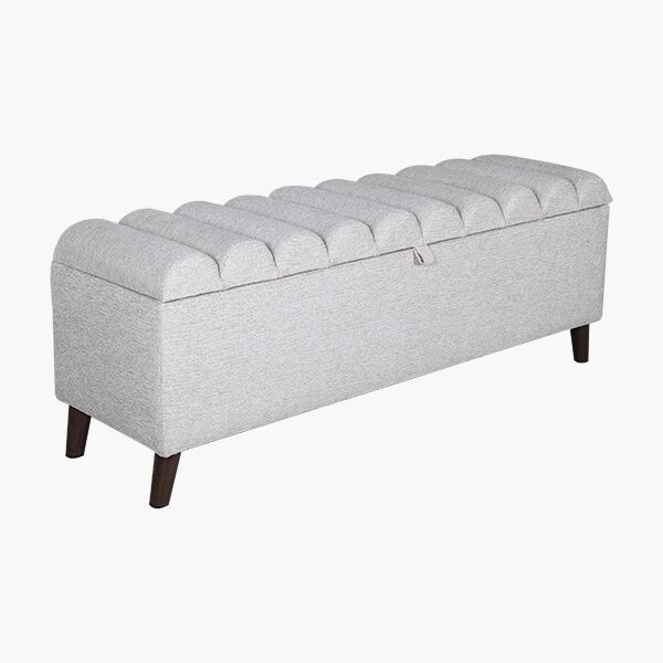 Baul Zumaya Cream 45-2 Baúl Zumaya - Madera, Tapiz, Herraje
