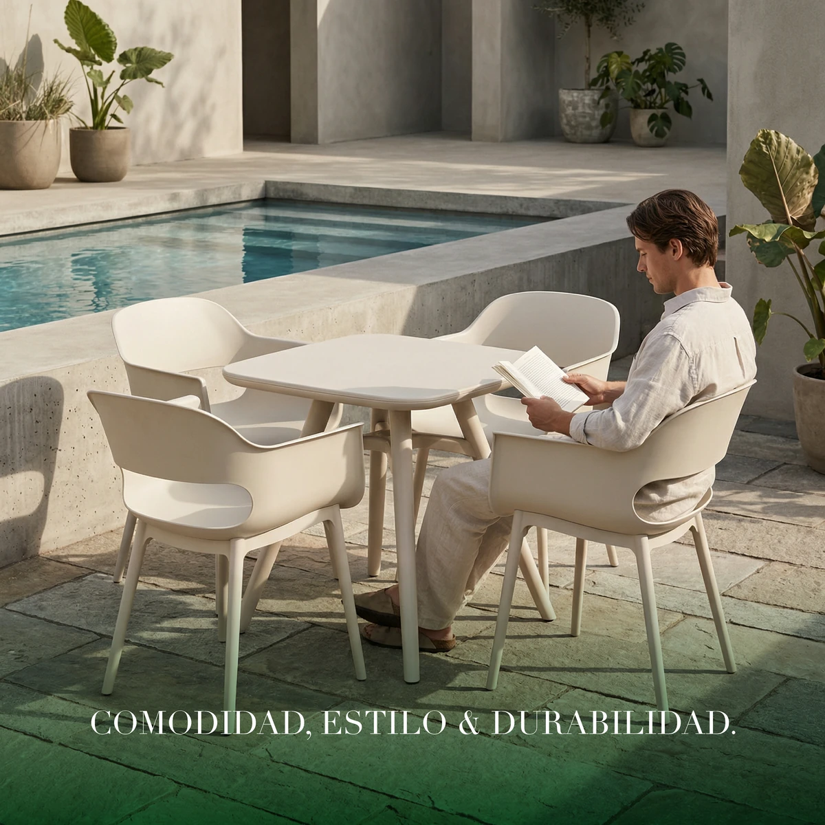 MESA COMEDOR AURA CUADRADA_5 Mesa Cuadrada Aura - vista adicional 5