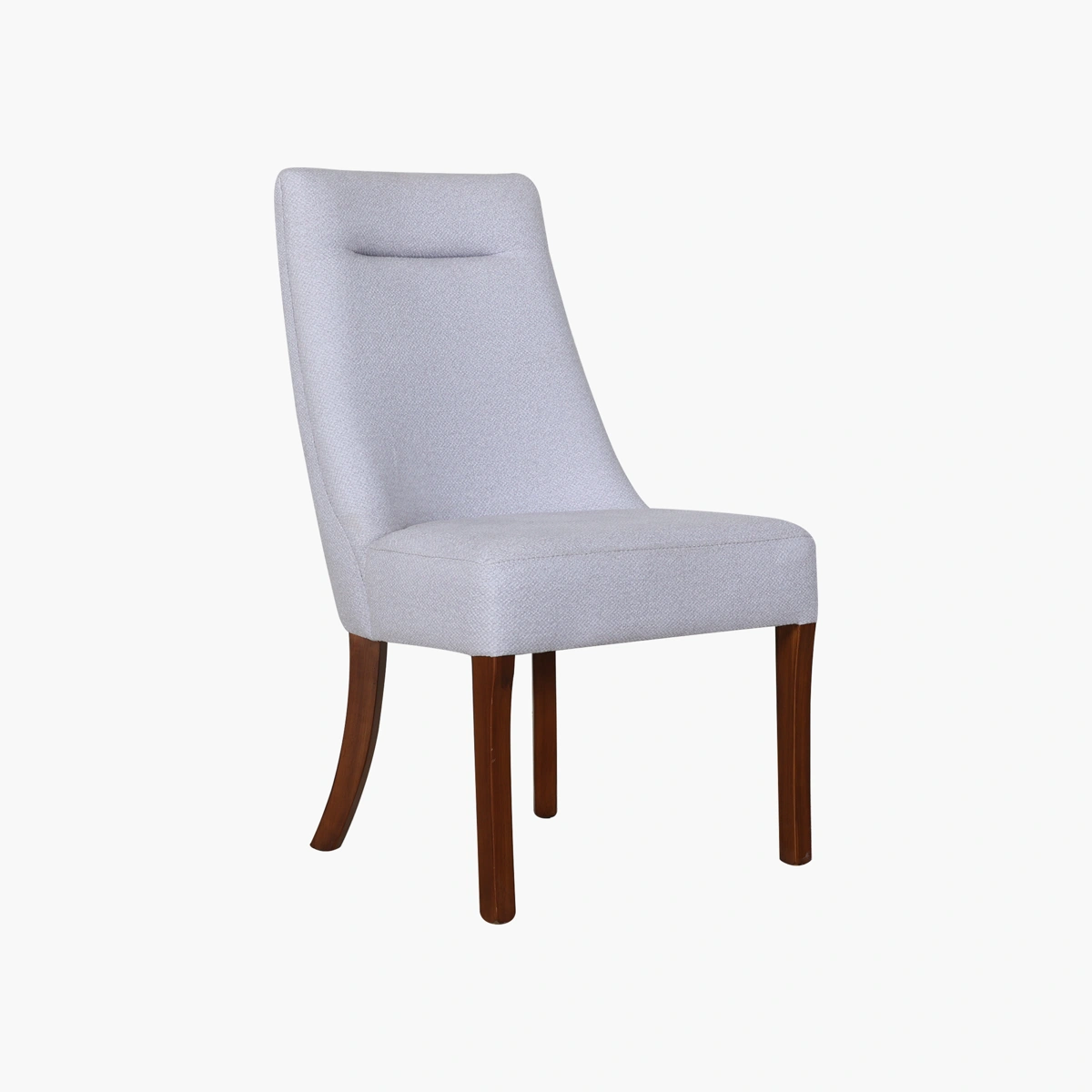 Silla Galery_1 Silla Galery Ivory - Madera de pino tono parota, tapizado en tela