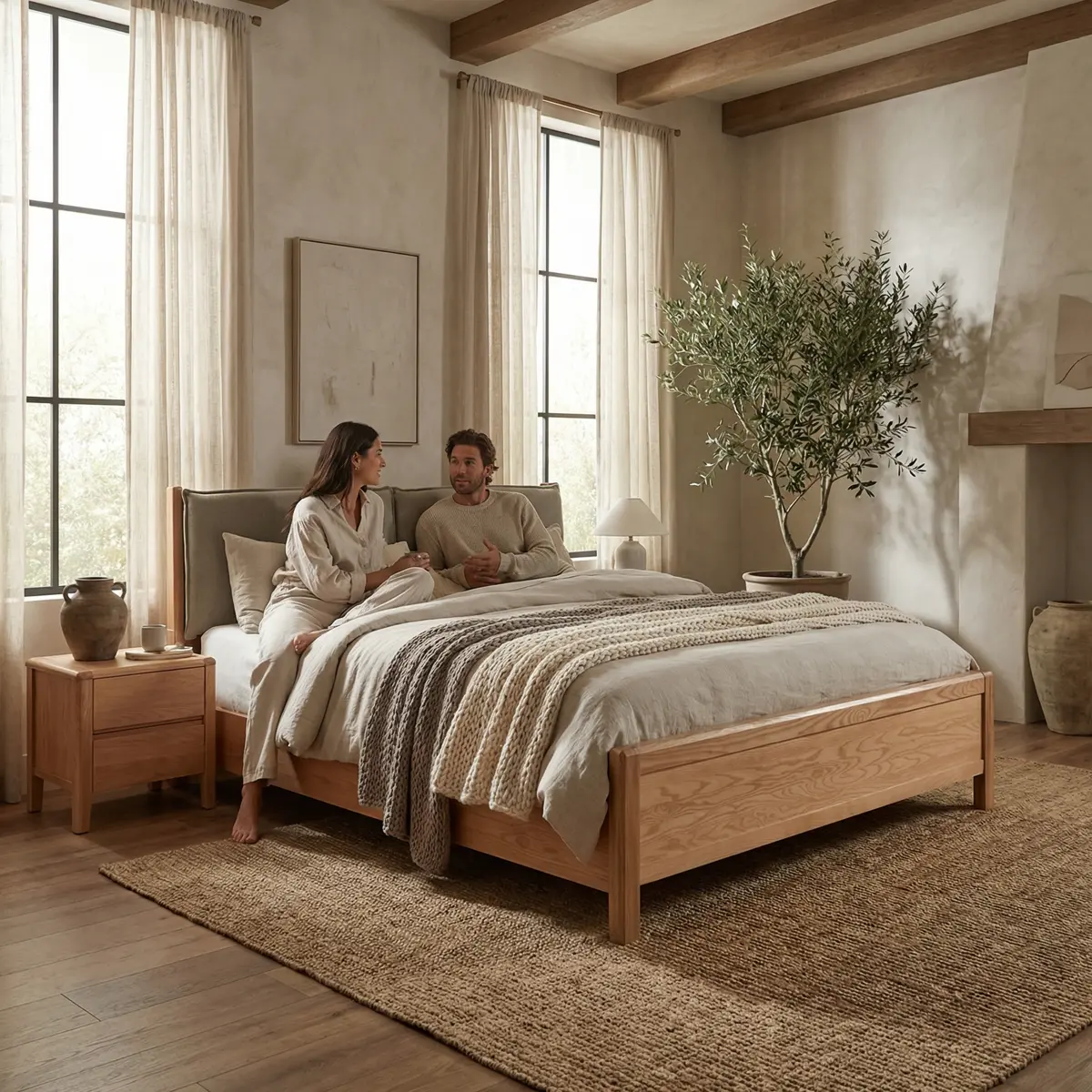 Cama King Size Tulum Roble_2 Cama King Size Tulum Roble