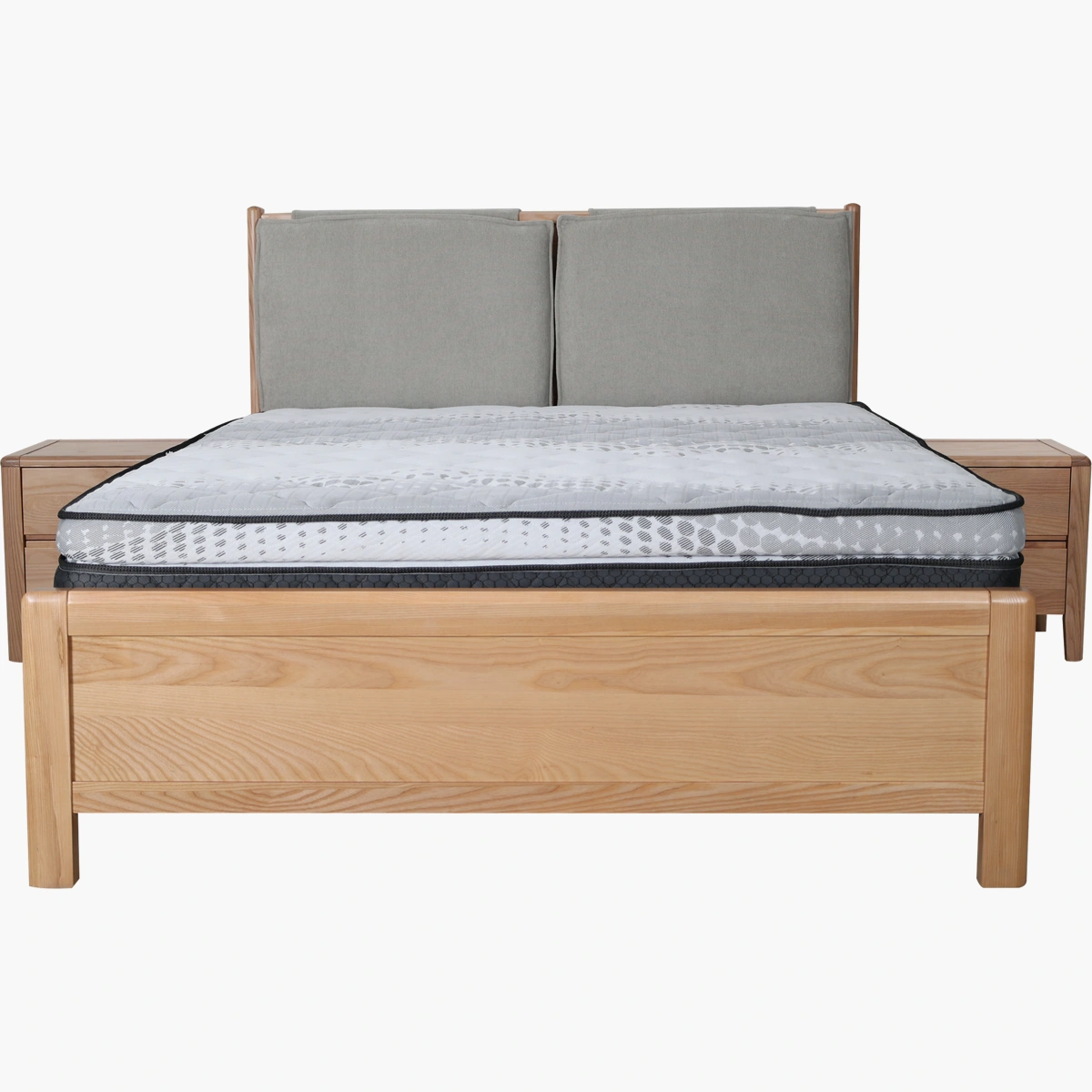 Cama Tulum Queen Size Roble_6 Recámara Tulum Queen Size - vista adicional 1