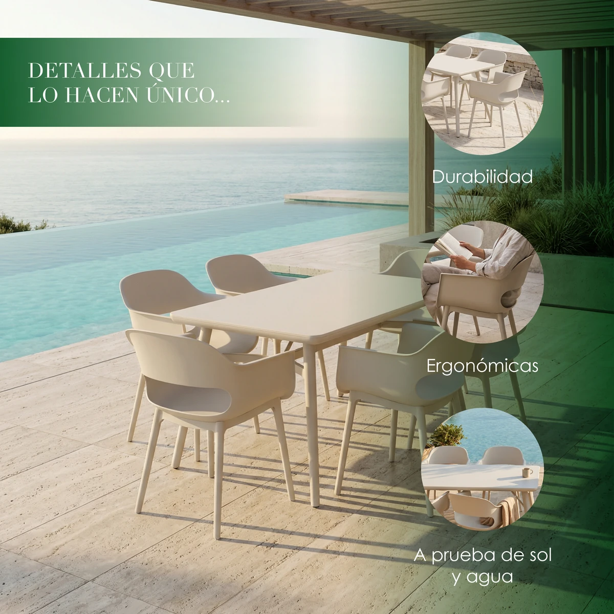 Comedor Aura Rectangular con 6 Sillas_4 Comedor Aura Rectangular - vista adicional 4