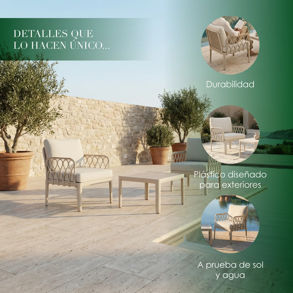 Set 2 Sillones Aura con Mesa Central Cuadrada_3 SET Aura Sillones C - vista adicional 3