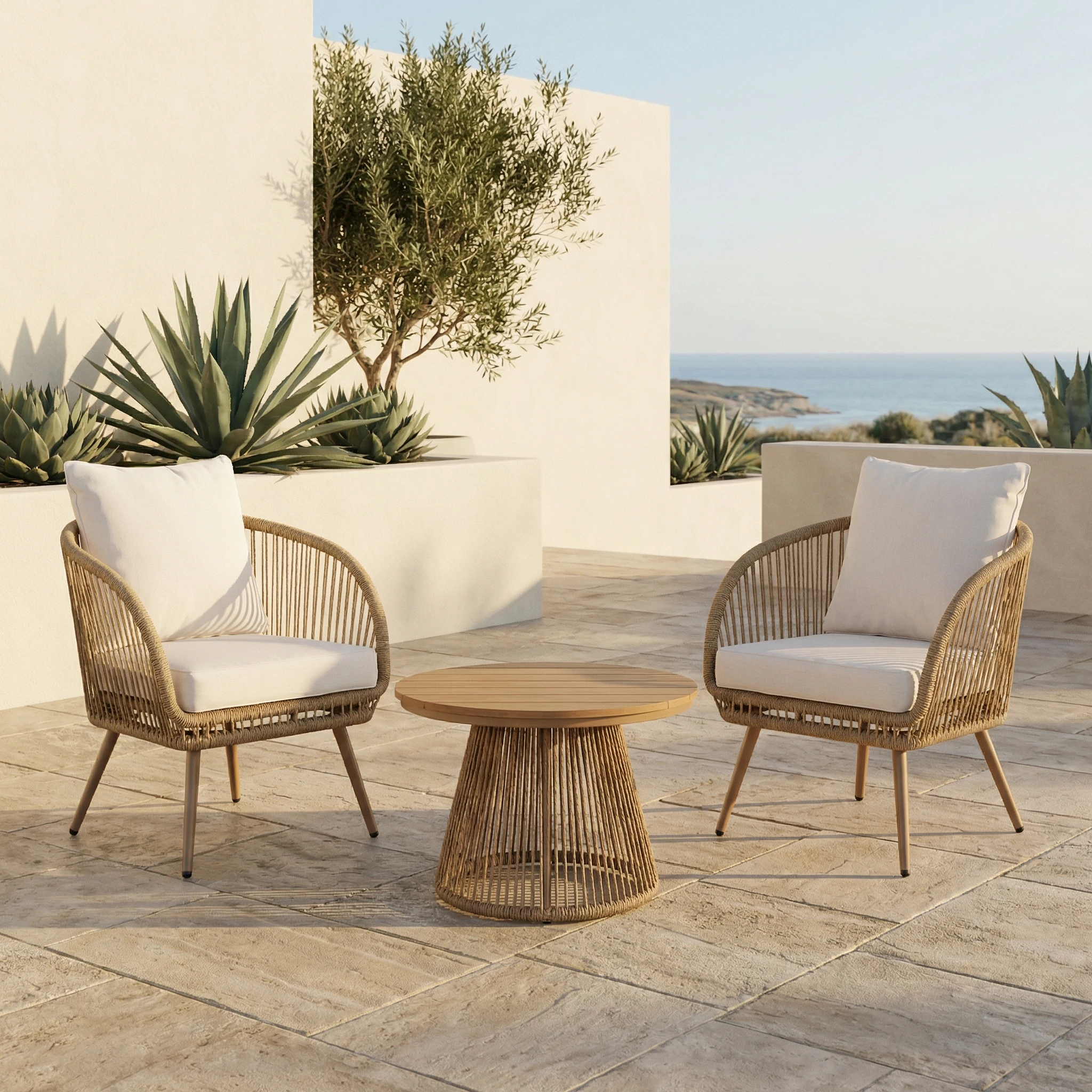 Set Bacalar 3 pz_2 Set Bacalar Rattan 3pzs - vista adicional 1