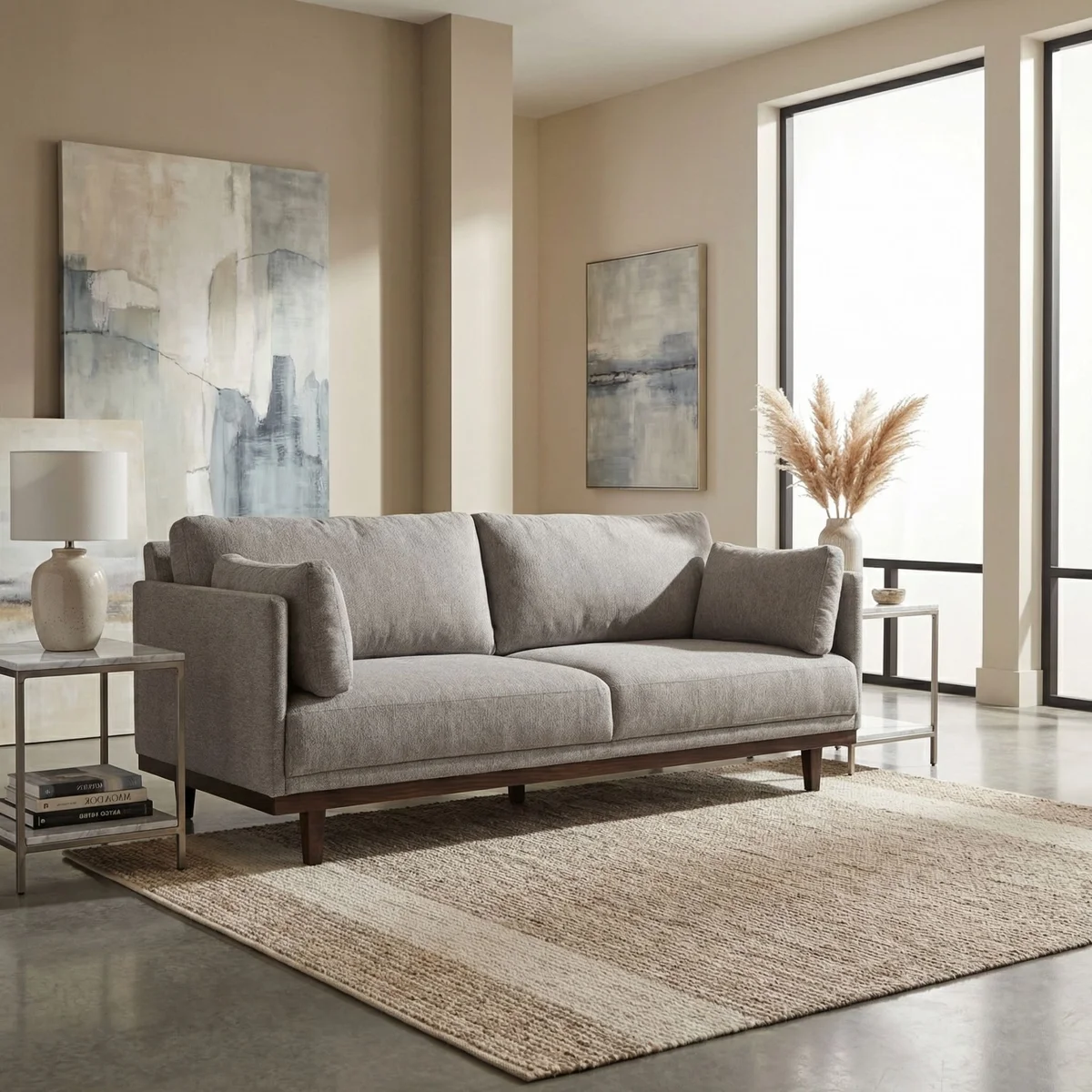 127512-Sofá-Beirut-Beige-ambientada-03 Sofa Beirut Beige - foto ambientada