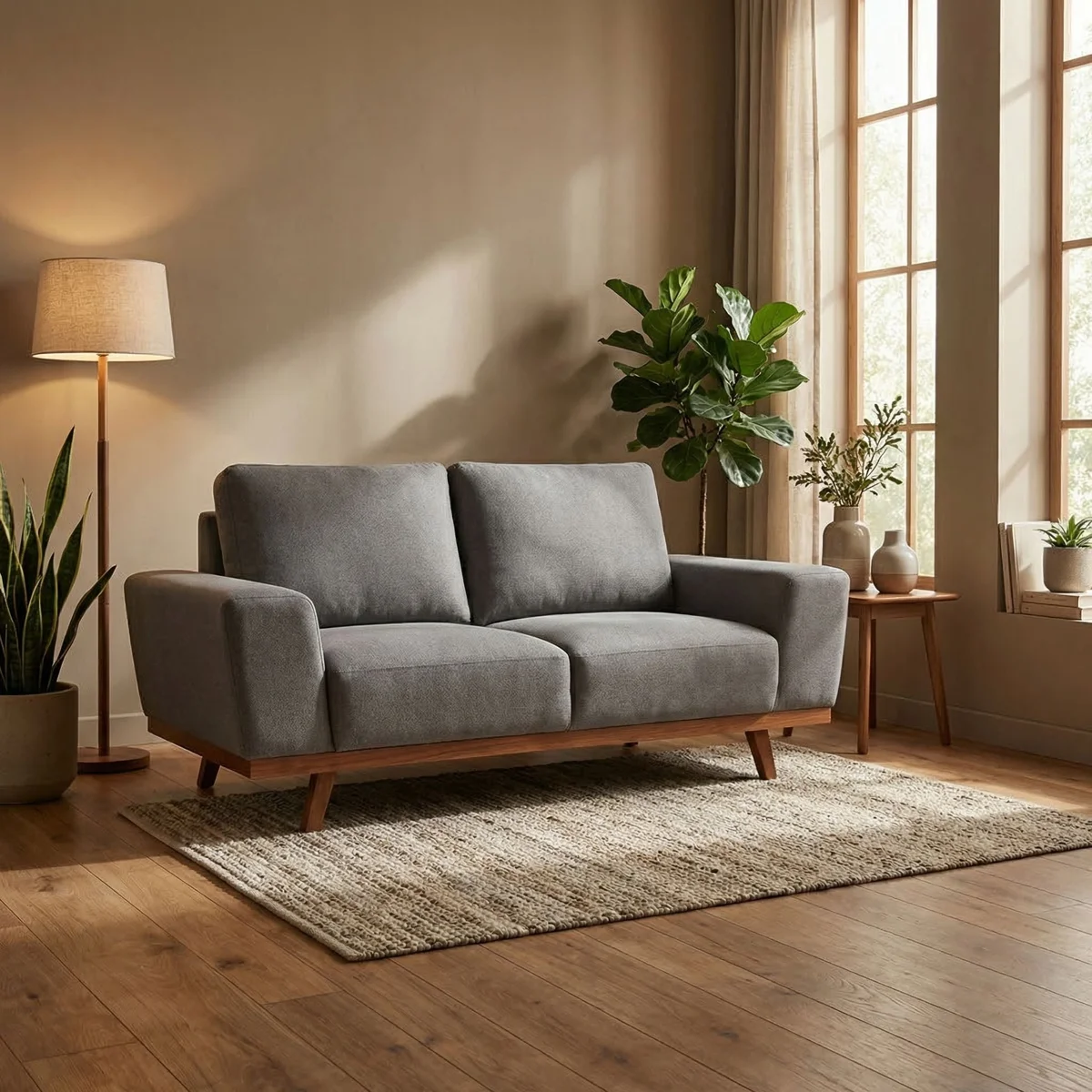 29365-Love-Seat-Alexa-Charcoal-ambientada-02 Love Seat Alexa Charcoal - foto ambientada