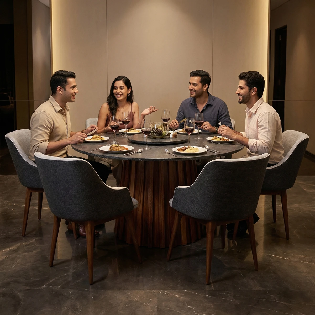 52680-Comedor-Redondo-Gabriel-Keri-Parota-Granito-P6-ambientadauso-05 Comedor Redondo Gabriel Keri Parota Granito P/6 - ambientada en uso