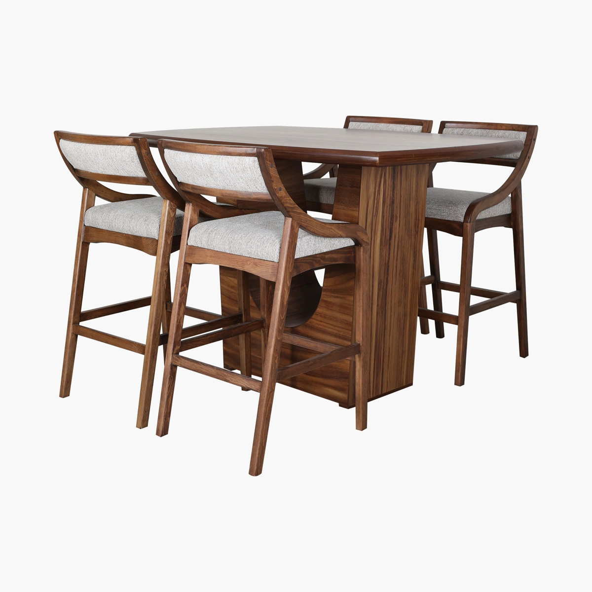 Palermo desayunador Parota_12 Comedor Alto Palermo Parota - Mesa: Chapa de Parota