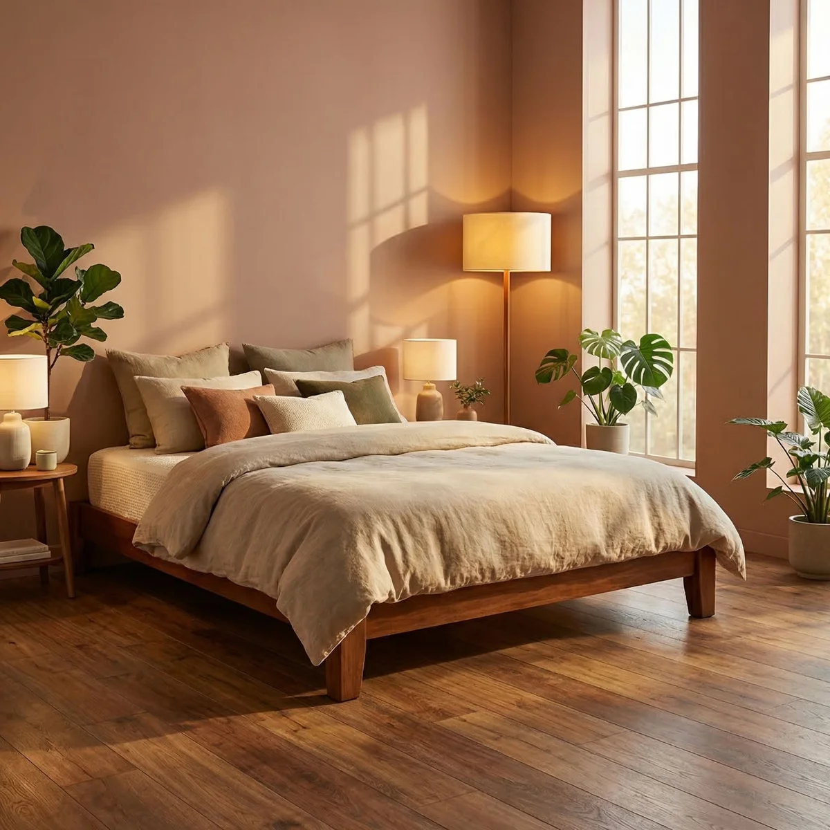 31055-Base-Matrimonial-Pinus-Personalizable-ambientada-02 Base Matrimonial Pinus Personalizable - foto ambientada