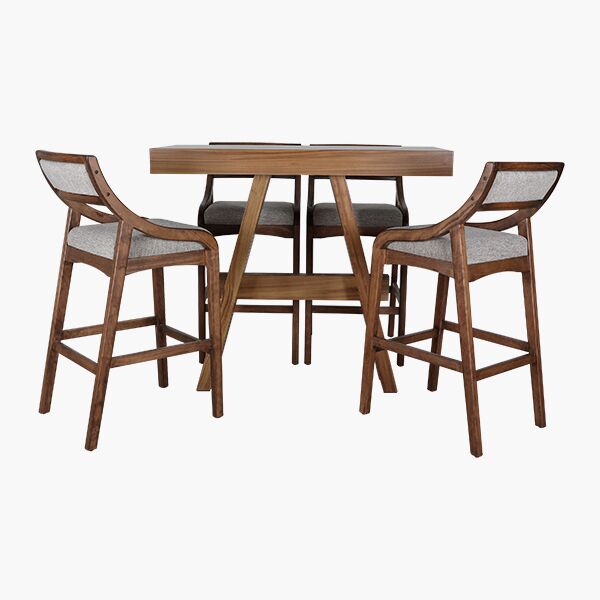 Zafiro Desayunador Montaje F-2 Comedor Alto Zafiro Parota Palermo - vista adicional 2