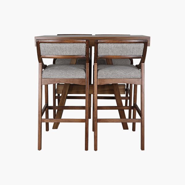 Zafiro Desayunador Montaje F Comedor Alto Zafiro Parota Palermo - vista adicional 1