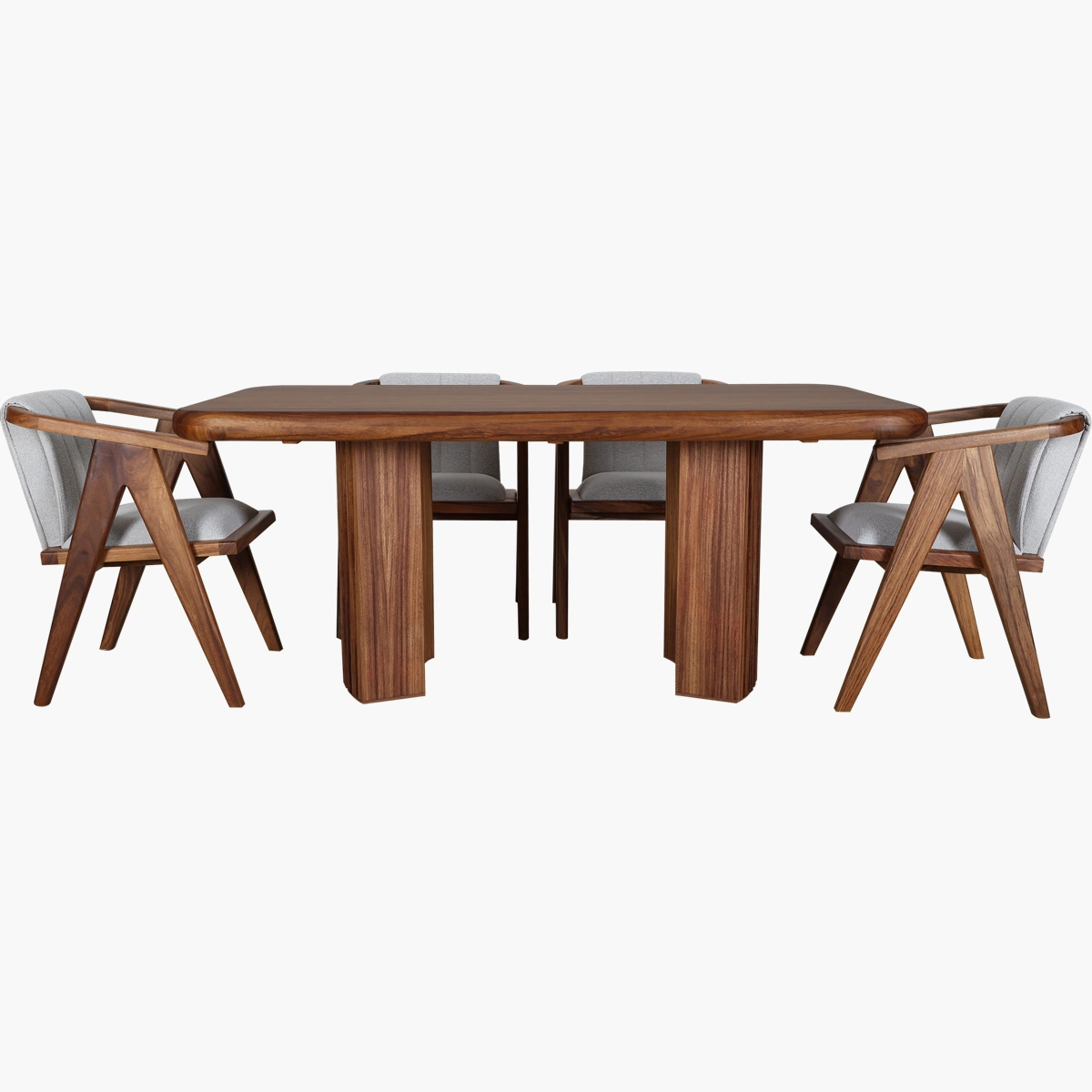 Aruba Mesa Rectangular Parota_14 Comedor Aruba Loren Parota P/6 - vista adicional 1