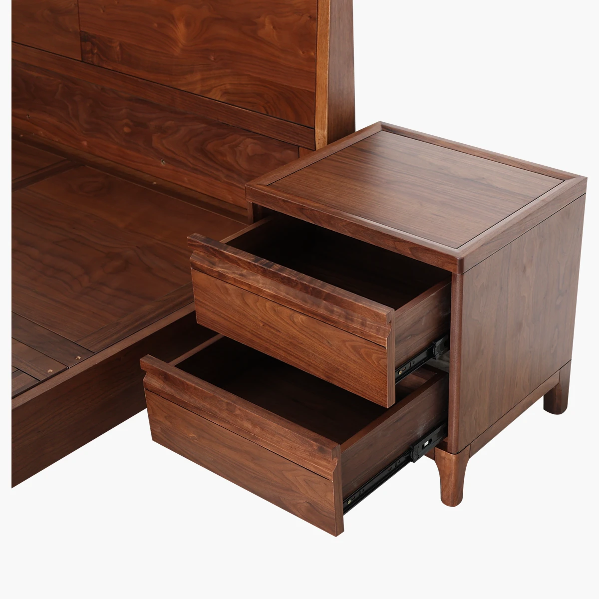 Cama Queen Size Trento Nogal_13 Recámara Queen Size Trento - vista adicional 5