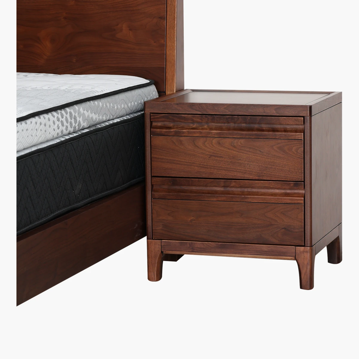 Cama Queen Size Trento Nogal_5 Recámara Queen Size Trento - vista adicional 7