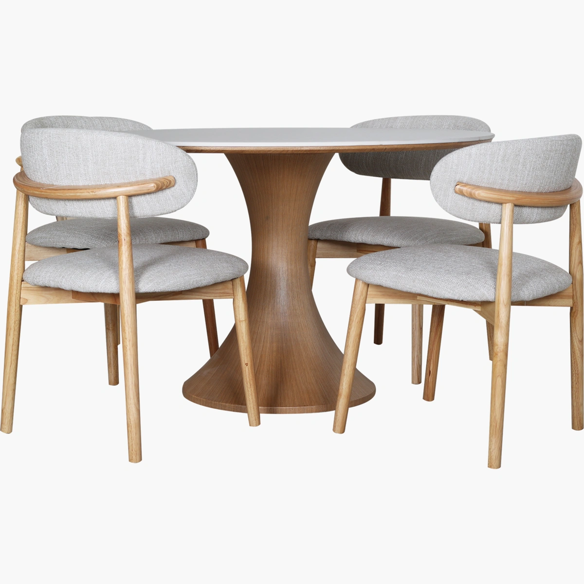 Comedor Pavi Roble_11 Comedor Pavi Garda Roble/Claro - vista adicional 1