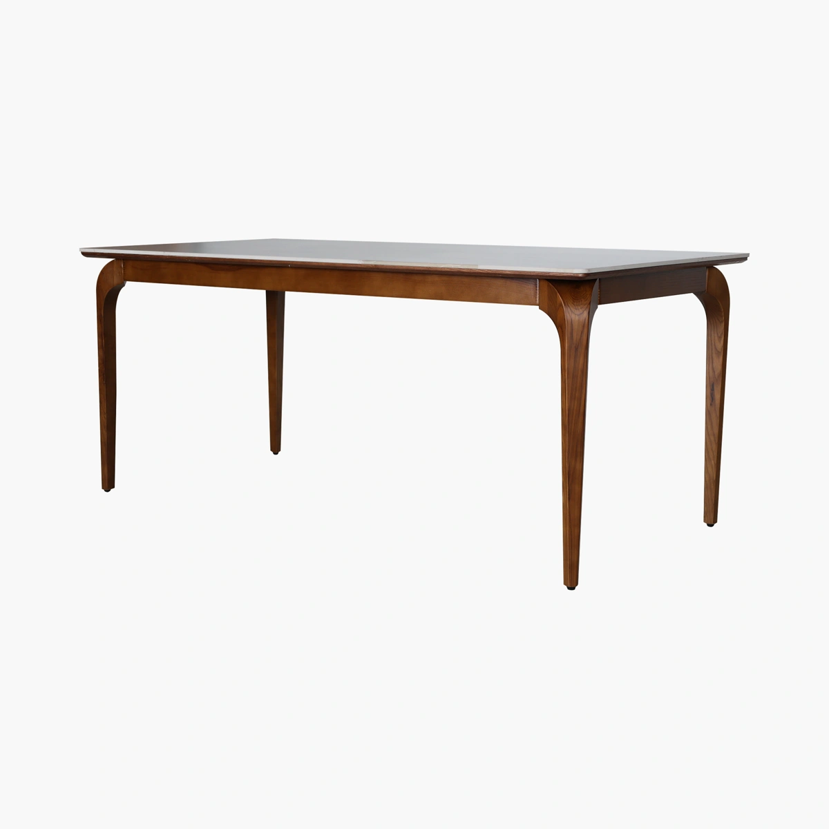 Mesa Parma Nogal_5 Mesa Parma Nogal/Gris - Cubierta en cerámica gris y estructura/base en madera acabado nogal