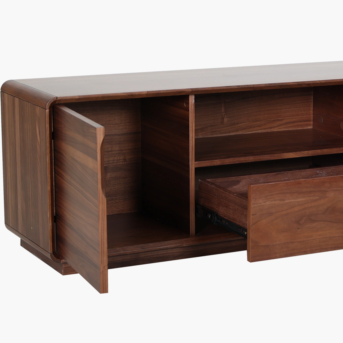 Porta TV Trento Nogal_7 Mesa para TV Trento Nogal - vista adicional 6