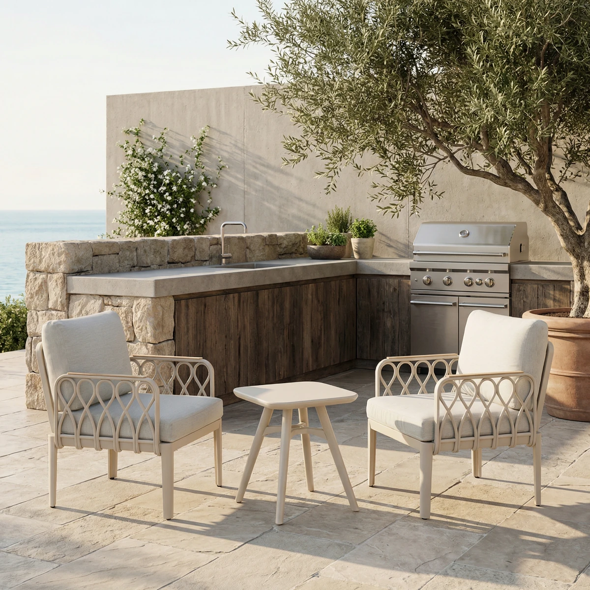 Sillones Aura con Mesa baja_1 SET Aura Sillones B - vista adicional 1