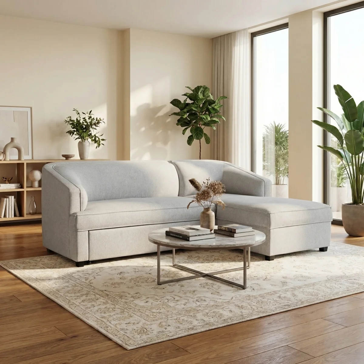 113483-Sala-Esquinera-Cama-Florencia-Ambos-Lados-Derecho-Crema-ambientada-01 Sala Esquinera Cama Florencia Ambos Lados Derecho Crema - foto ambientada