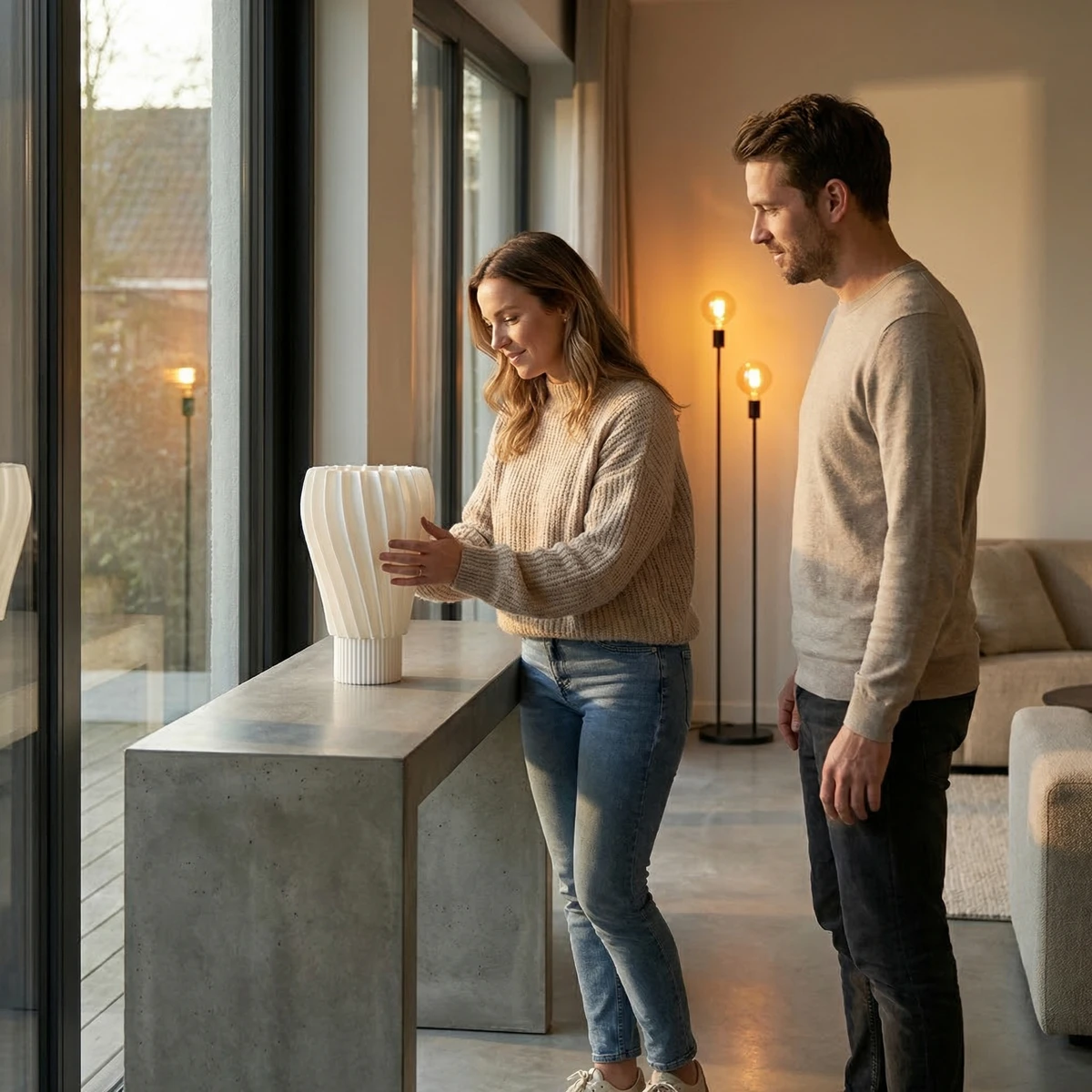 127547-Lámpara-de-Mesa-Roma-ambientadauso-05 Lámpara de Mesa Roma - ambientada en uso