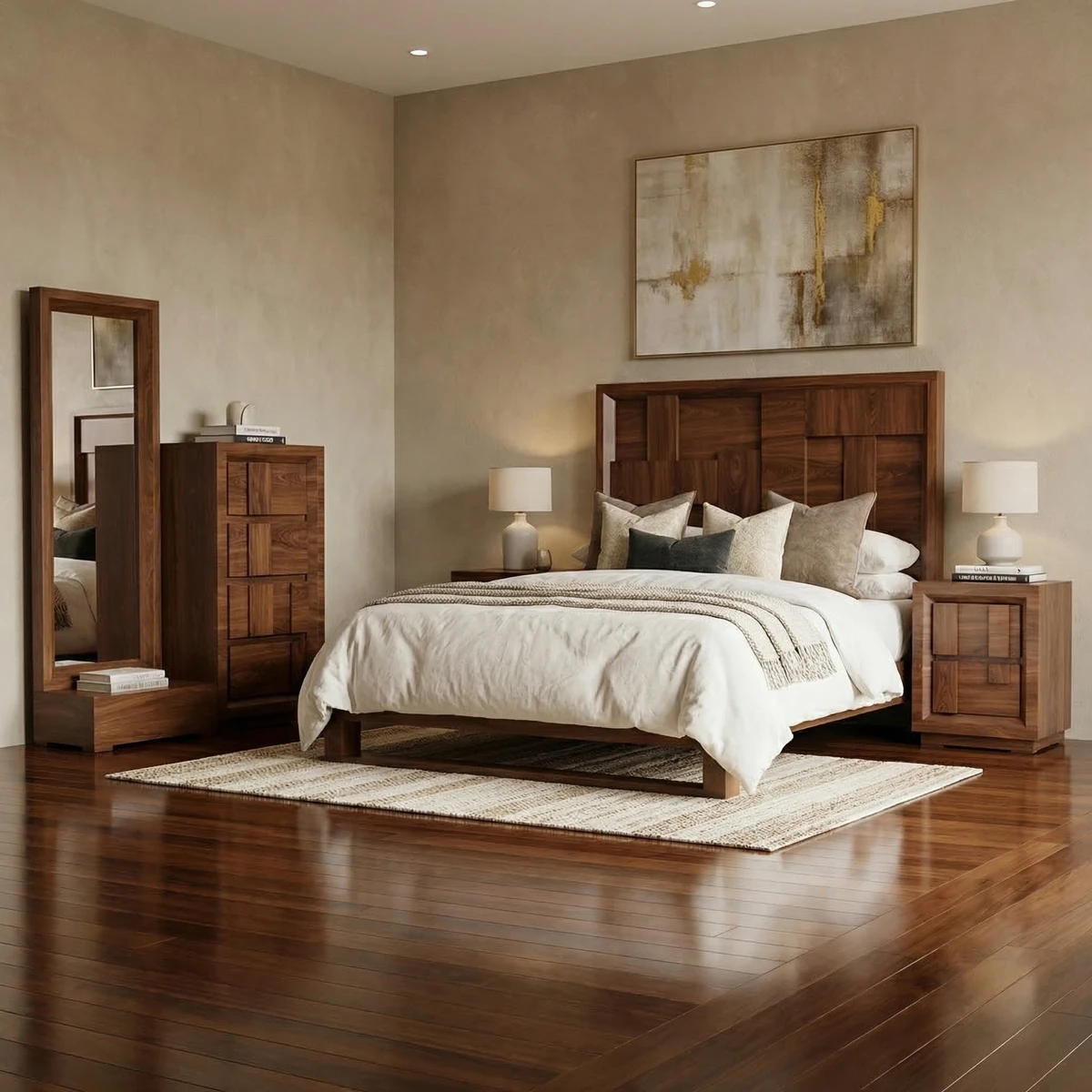 26032-Recámara-Matrimonial-Palermo-Nogal-ambientada-03 Recámara Matrimonial Palermo Nogal - foto ambientada