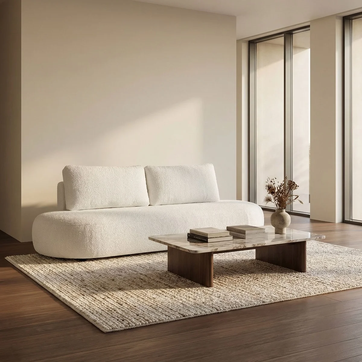 52561-Sofá-Piero-Ivory-ambientada-01 Sofa Piero Ivory - foto ambientada