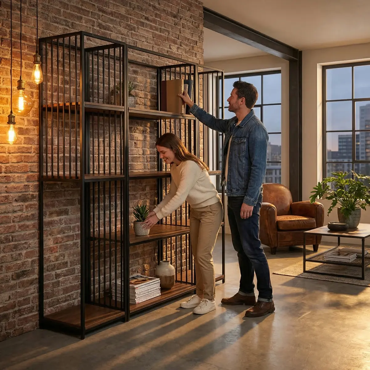 84968-Librero-Modular-Brooklyn-3pz-ambientadauso-04 Librero Modular Brooklyn 3pz - ambientada en uso