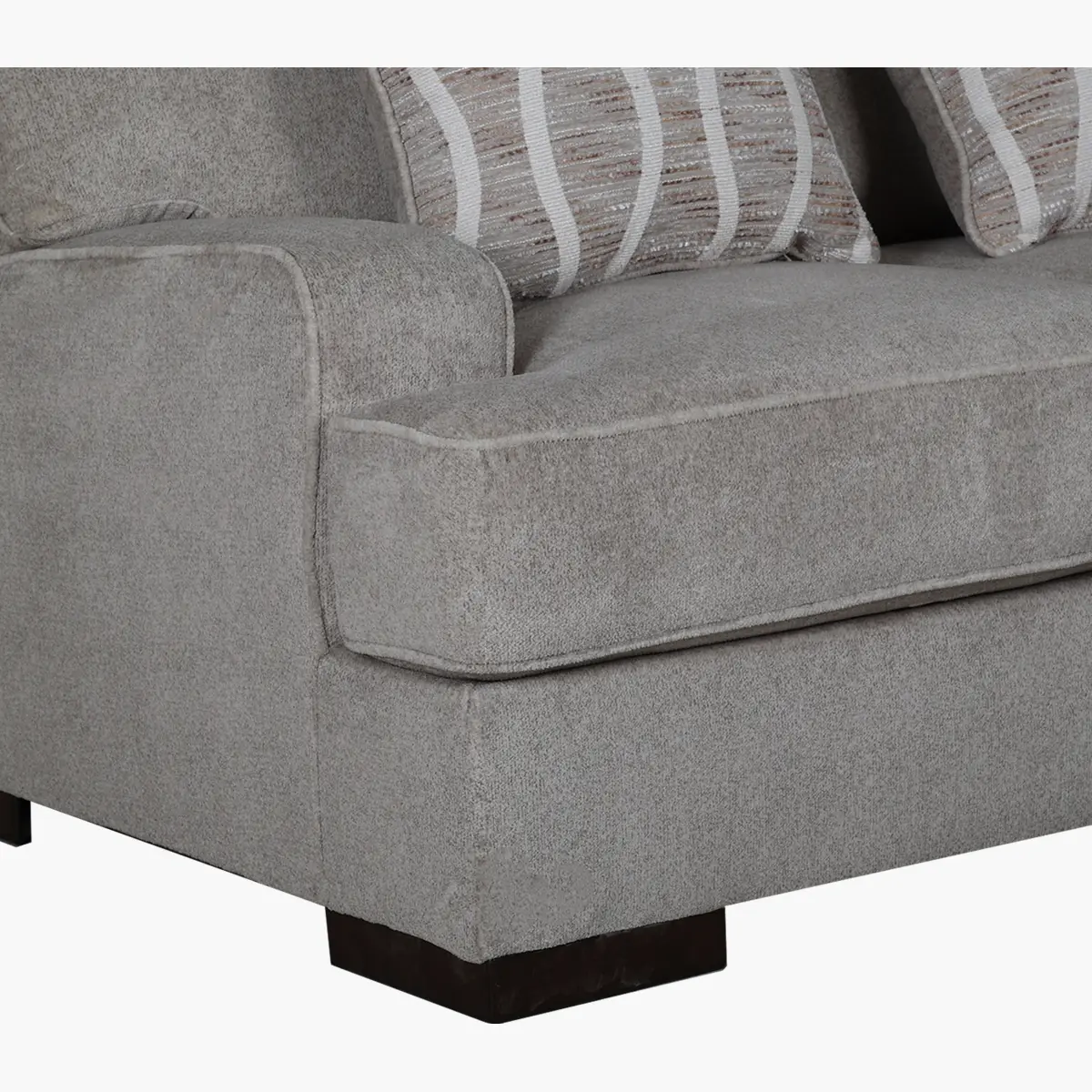 Love Seat High Profile Ashley Gris_3 Sala 3-2 High Profile Ashley - vista adicional 12
