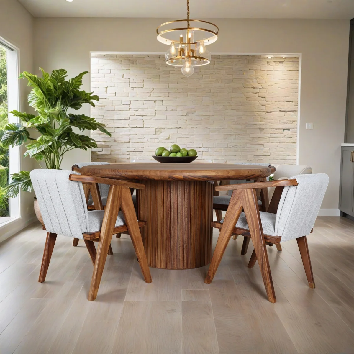 Mesa de comedor Bacalar para 5 personas en parota_10