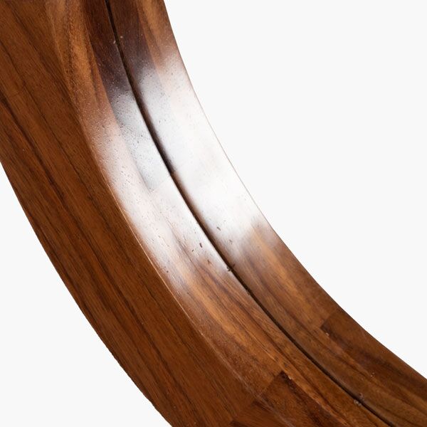 Espejo circular Parota