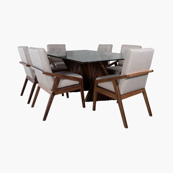 Comedor Abanico Ava Parota (Cristal)