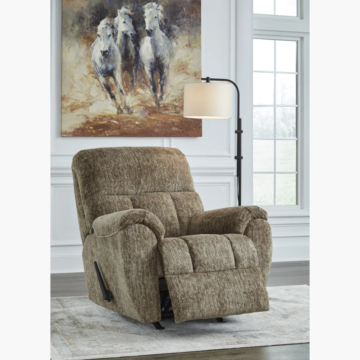 Sillón Reclinable Rampant Taupe Arena Ashley_6