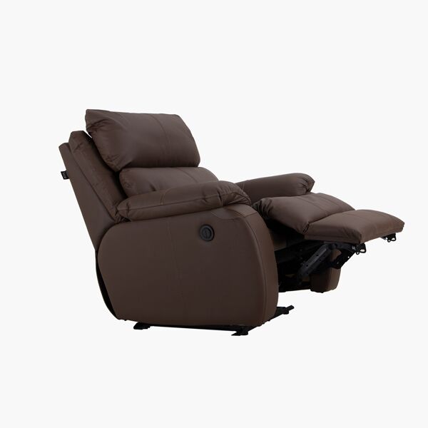 Sillón Reclinable Eléctrico Rest Piel Café Boal Alcon 45 ab