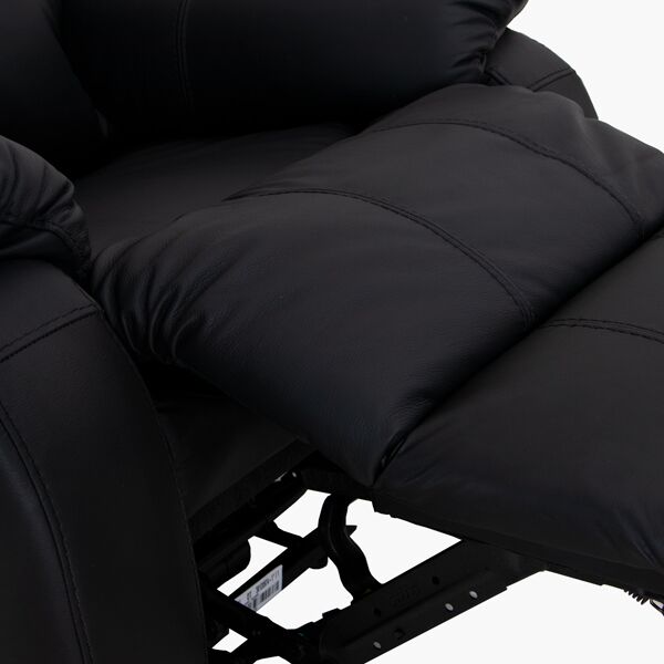 Sillón Reclinable Eléctrico Rest Piel Negro Boal 1 - detalle