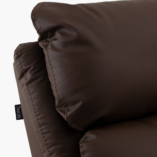 Sillón Reclinable Eléctrico Rest Piel Café Boal 2 - detalle