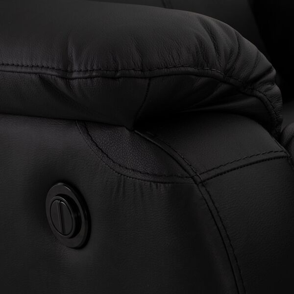 Sillón Reclinable Eléctrico Rest Piel Negro Boal 3 - detalle